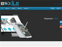 Tablet Screenshot of boxile.net